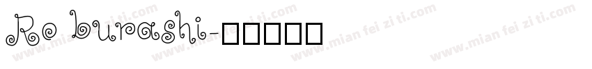 Ro burashi字体转换